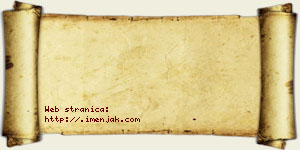 Jagoda Rakić vizit kartica